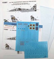  Foxbot Decals  1/48 Mikoyan MiG-29UB, Ukranian Air Forces, digital camouflage (decals with masks) FBOT48027A