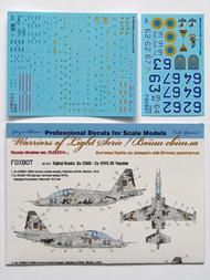  Foxbot Decals  1/48 Digital Rooks: Sukhoi Su-25UB with Stencils FBOT48041T