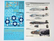  Foxbot Decals  1/48 North-American B-25G/H/J Mitchell (Late) 'Pin-Up Nose Art and Stencils' Part # 4 FBOT48044