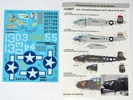  Foxbot Decals  1/48 North-American B-25G/H/J Mitchell (Late) 'Pin-Up Nose Art' Part # 4 FBOT48044A