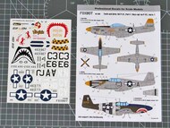  Foxbot Decals  1/48 North-American P-51 Mustang Nose art, Part 1 FBOT48060A