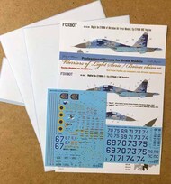  Foxbot Decals  1/48 Sukhoi Su-27UBM, Ukranian AF, digital camouflage (decals with numbers (FBOT48068) and masks) FBOT48067T