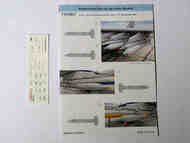 Stencils for S-24 rockets with death wishes, Ukrainian Air Forces Sukhoi Su-25 or Sukhoi Su-24 kits #FBOT48088