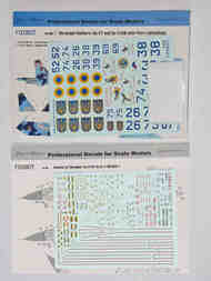 Ukrainian Sukhoi Su-27 and Sukhoi Su-27UB with Flora camouflage AND Stencils #FBOT48094T
