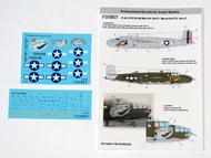  Foxbot Decals  1/72 North-American B-25C/D Mitchell "Pin-Up Nose Art and Stencils" Part # 2 FBOT72024