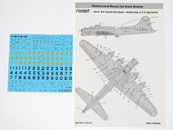  Foxbot Decals  1/72 Boeing B-17 Flying Fortress Stencils FBOT72032