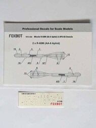 Stencils for R-60M (AA-8 Aphid) & APU-60 #FBOT72036