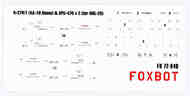 Stencils for Missile R-27R/T (AA-10 Alamo) & APU-470 for MiG-29 and other #FBOT72048