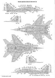 Stencils for Mikoyan MiG-29 (9-12, 9-13, 9-51) #FBOT72062