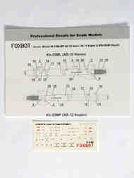 Stencils for Missile Kh-25ML/MP (AS-10 Karen/AS-12 Kegler) & APU-68UM #FBOT72063