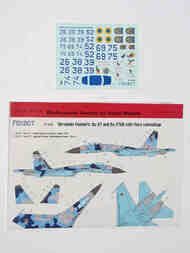 Ukrainian Sukhoi Su-27 and Su-27UB with Flora camouflage #FBOT72076