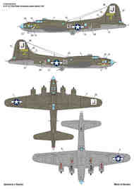 Boeing B-17F/B-17G Flying Fortress 'Pin-Up Nose Art' Part # 1 #FBOT72081