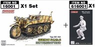 Freedom Model Kits  1/16 Sd.Kfz.2 Kettenkraftrad Typ HK 101 with Driver Figure - Pre-Order Item FDK16001SP