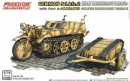  Freedom Model Kits  1/16 German SdKfz 2 Kettenkraftrad w/Cart & SdKfz 302 Goliath Demo Vehicle - Pre-Order Item FDK16002