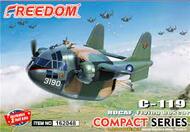  Freedom Model Kits  NoScale Compact Series - ROCAF C-119 Flying Boxcar* FDK162048