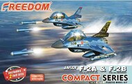  Freedom Model Kits  NoScale Compact Series - JASDF F-2A & F-2B [2 kits] FDK162713