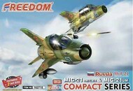  Freedom Model Kits  NoScale Compact Series - Russian MiG-21SM/F/bis & MiG-21UM Fishbed [2 kits] FDK162715