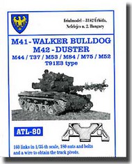  Friulmodel  1/35 M41 Walker Bulldog Tracks FRIATL080