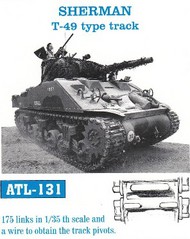  Friulmodel  1/35 Sherman T49-Type Track Set (175 Links) FRIATL131