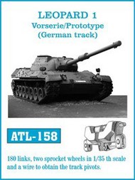  Friulmodel  1/35 Leopard 1 Vorserie/Protype (German) Track Set (180 Links & 2 Sprocket Wheels) FRIATL158