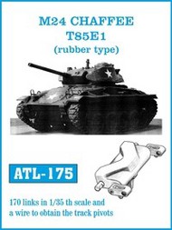  Friulmodel  1/35 M24 Chaffee T85E1 (Rubber-Type) Track Set (170 Links) OUT OF STOCK IN US, HIGHER PRICED SOURCED IN EUROPE FRIATL175