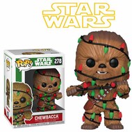  Funko Pop  NoScale Star Wars Holiday Chewbacca with Lights FU33886