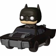 The Batman in Batmobile Super Deluxe Pop! Vinyl Vehicle #FU59288