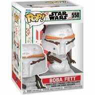  Funko Pop  NoScale Star Wars Holiday Boba Fett Snowman Pop! Vinyl Figure FU64334