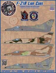 Re-printed! IAI F-21A Lion Cubs* #FBD48020