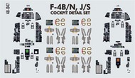 McDonnell F-4B/N, F-4J/S Phantom Cockpit Detailing Set #FBD48047
