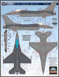 Lockheed-Martin F-16 Stencils (LATE)* #FBD48083