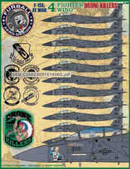 McDonnell F-15E Eagles at War: 4th Fighter Wing Drone Killers #FBD48098