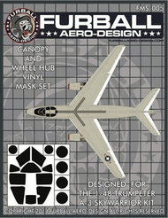  Furball Aero-Design  1/48 Douglas A-3D-2 Skywarrior Vinyl Mask Set FMS005