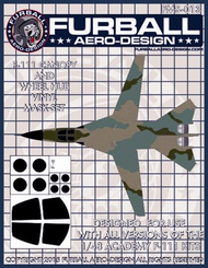  Furball Aero-Design  1/48 General-Dynamics F-111C Aardvark Canopy & Wheel Hubs masks FMS013