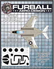Canopy and Wheel Hub Masks for the Grumman F9F-8/F9F-8P Cougar #FMS017