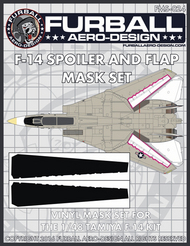  Furball Aero-Design  1/48 Grumman F-14A Tomcat Spoiler & Flap Mask Set FMS024