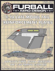 Grumman F-14A Tomcat adhesive vinyl detail parts #FVD001