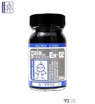  GaiaNotes Paint  NoScale EX Series Paint - Ex-Black 50ml GANEX002