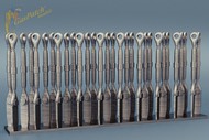 GasPatch Models  1/48 Metal Turnbuckles Type B (30) GPT48008