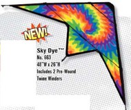  GAYLA INDUSTRIES  NoScale 48"x22" Sky Dye Stuntmaster Nylon Kite GAY663