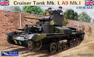  Gecko Models  1/35 Cruiser A9 Mk I Tank (New Tool) GKO350003