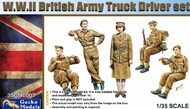  Gecko Models  1/35 WWII British Army Truck Drivers (2) & Passengers (3) - Pre-Order Item GKO350007