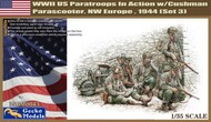 WWII US Paratroops in Action (3) w/Cushmann Parascooter NW Europe 1944 - Pre-Order Item* #GKO350043
