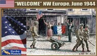 Welcome NW Europe June 1944 US Paratroopers (3) & Civilians (3) #GKO350044