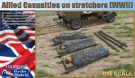 Allied Casualties on stretchers (WWII) #GKO350049
