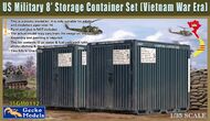 US Military 8' Storage Container Set Vietnam War (10) #GKO350112