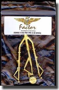  G-Factor  1/32 He.219 Brass Landing Gear Legs GFM32002