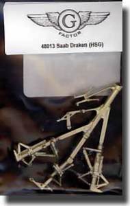 Saab Draken White Bronze Landing Gear for HSG #GFM48013