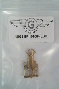 G-Factor  1/48 Bf.109G-6 Brass Landing Gear for EDU (D)<!-- _Disc_ --> GFM48029