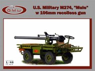  GMU Models  1/48 'Mule' M274 U.S. military with 106mm recoilless gun GMU48006